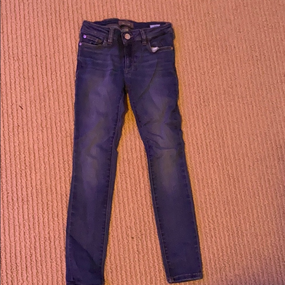 dark blue skinny jeans